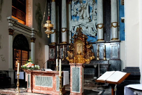 Ολλανδία Ολλανδία Ολλανδικά Limburg Wittem Ιουλίου 2017 Εσωτερικό Της Εκκλησίας — Φωτογραφία Αρχείου