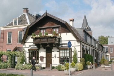 Hollanda, Hollanda, Hollanda, Utrecht, Woerden, Woerden Haziran 2016:Street görünüm