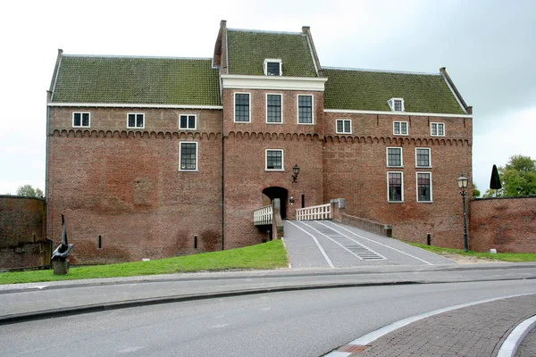 Nederland Holland Nederlands Utrecht Woerden Juni 2016 Castle Woerden Het — Stockfoto