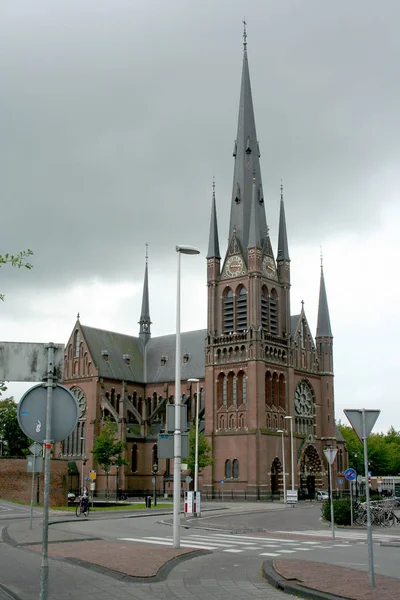 Nizozemsko Holandsko Holandské Utrecht Woerden Červen 2016 Vnější Církve Bonaventura — Stock fotografie