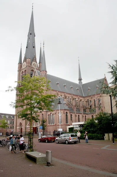 Países Bajos Holanda Holandés Utrecht Woerden Junio 2016 Exterior Iglesia —  Fotos de Stock