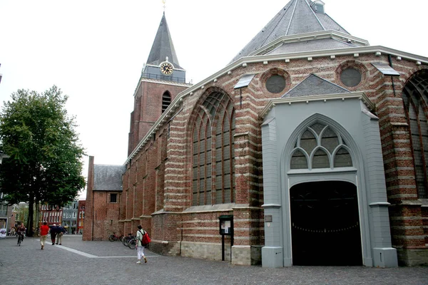 Нідерланди Голландії Голландська Утрехт Woerden Червень 2016 Exterior Petrus Церкви — стокове фото