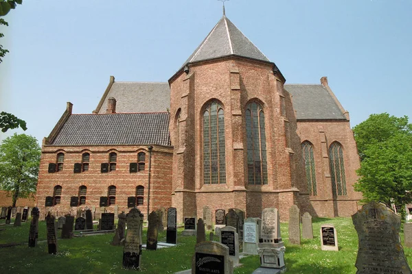 Netherlands Holland Dutch Friesland Workum June 2016 Grave Yard Great — стоковое фото