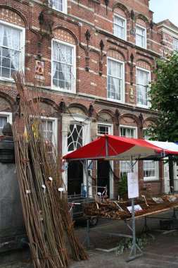 Hollanda, Hollanda, Flamanca, Kuzey Brabant, Woudrichem, olabilir, 2016:annual Fuarı Woudrichem sokaklarında