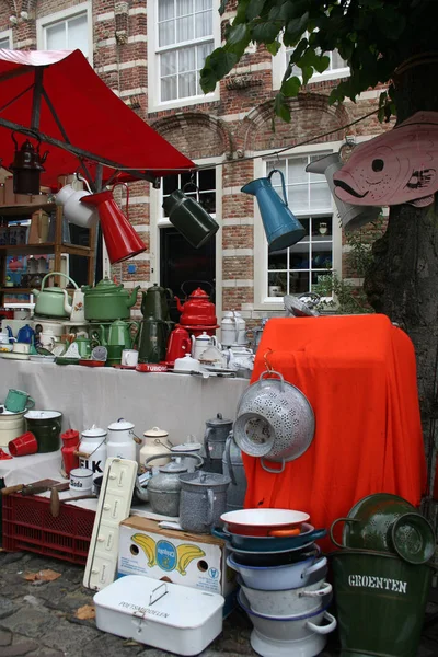 Hollanda, Hollanda, Flamanca, Kuzey Brabant, Woudrichem, olabilir, 2016:annual Fuarı Woudrichem sokaklarında