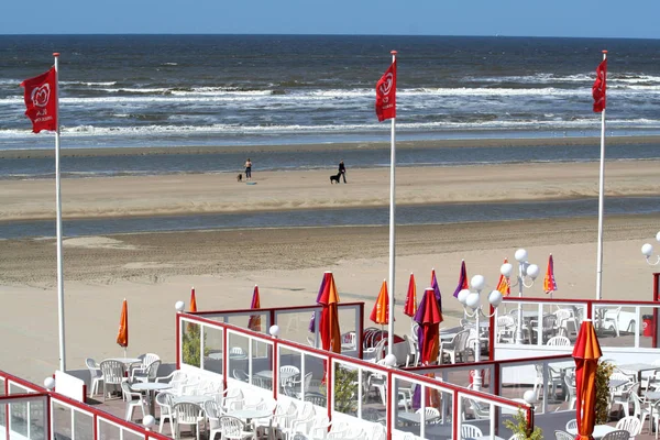 Holanda Holanda Holanda Norte Holanda Norte Zandvoort Maio 2016 Terraços — Fotografia de Stock