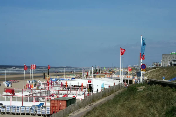 Paesi Bassi Olanda Olanda Settentrionale Zandvoort Maggio 2016 Terrazze Abbandonate — Foto Stock