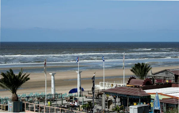 Holanda Holanda Holanda Norte Holanda Norte Zandvoort Maio 2016 Terraços — Fotografia de Stock