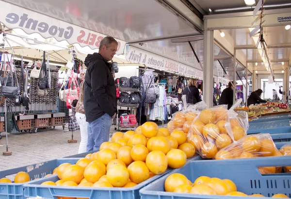 Pays Bas Limbourg Eigelshoven Juin 2016 Marché Hebdomadaire Eigelshoven — Photo