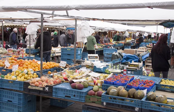 Pays Bas Limbourg Eigelshoven Juin 2016 Marché Hebdomadaire Eigelshoven — Photo