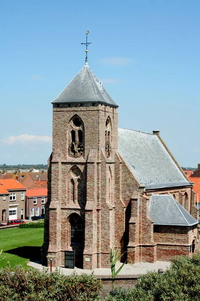 オランダ オランダ オランダ ゼーラント ザウテランデ カタリーナ教会の 2017 Exterior — ストック写真