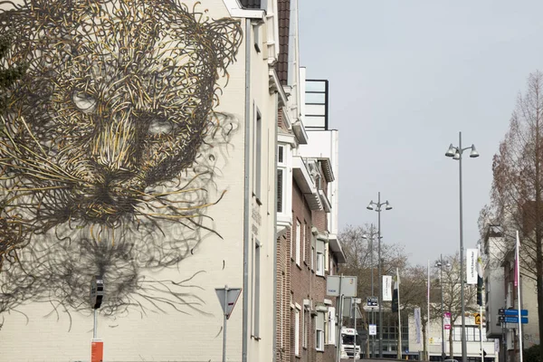 Netherlands Dutch Holland Limburg Heerlen June 2018 Street View Art — Stock Photo, Image