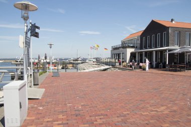 Hollanda, Hollanda, Hollandaca, Zeelandbruinisse, Temmuz 2018:Impression th e modern Marina Bruinisse