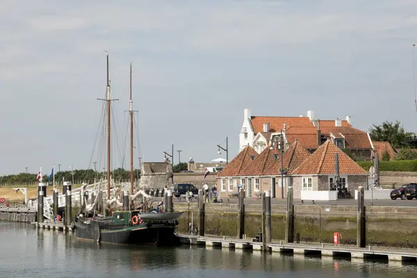 Países Bajos Holanda Holanda Zelanda Zierikzee Julio 2018 Molino Viento —  Fotos de Stock