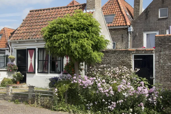 Hollanda Hollanda Flamanca Zeeland Zierikzee Temmuz 2018 Şehrin Pitoresk Küçük — Stok fotoğraf