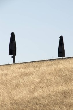 Hollanda, Hollanda, Flamanca, Zeeland, Philipsdam, krammersluizen üzerinde köprü için Temmuz 2018:Traffic ışıklar