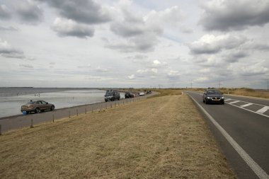 Hollanda, Hollanda, Flamanca, Zeeland, Philipsdam, Temmuz 2018:Summertime, eğlence, Güneş, güneşli, Philips-baraj Krammer spor