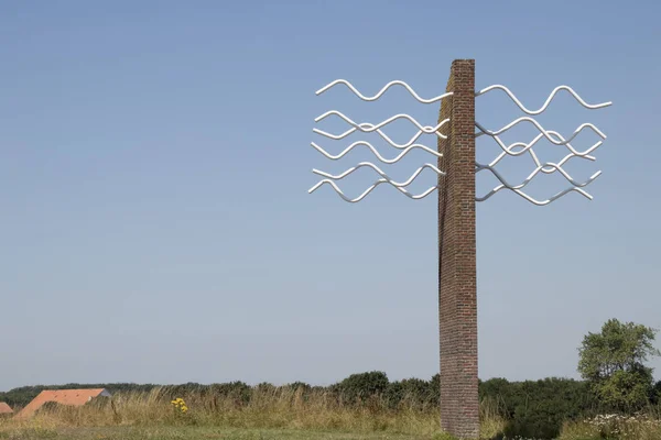 Hollanda, Hollanda, Flamanca, Zeeland Schouwen-duiveland, Ouwerkerk, Temmuz 2018:Low gelgit Doğu Scheldt sahilinde