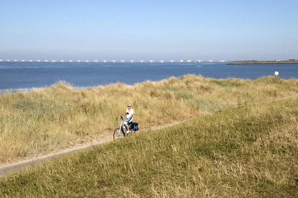 Nederland Holland Nederlands Schouwen Duiveland Zeeland Ouwerkerk Nieuwendijk Juli 2018 — Stockfoto