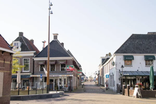 Нидерланды Фрисландия Маккум Июль 2018 Рыночная Площадь Центре Виллага — стоковое фото