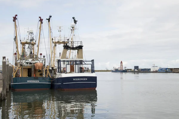 Países Bajos Holanda Septentrional Den Oever Julio 2018 Los Barcos — Foto de Stock