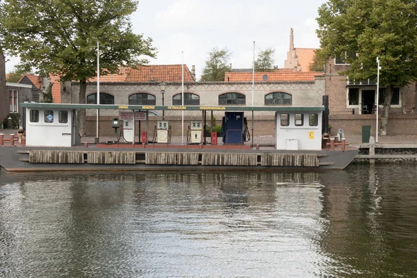 Nederland Nord Holland Medemblik July 2018 Øst Havn Oosterhaven Innseilingen – stockfoto