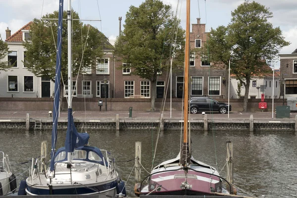 Países Bajos Holanda Septentrional Medemblik Julio 2018 East Harbor Oosterhaven — Foto de Stock