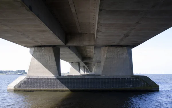 Netherlands Noordoostpolder July 2017 Ketel Bridge — Stock Photo, Image