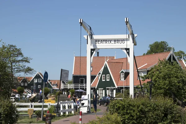 Nederland Noord Holland Marken Augustus 2018 Beatrix Brug — Stockfoto