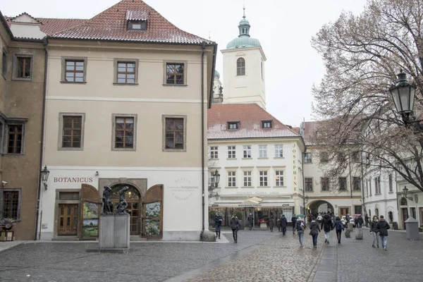 República Checa Praga Casco Antiguo Diciembre2018 Casas Casco Antiguo Praga — Foto de Stock