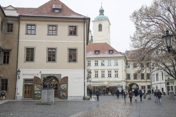 Czech Republic,Prague,old town, december2018 : houses in the old town of Prague