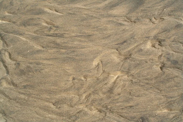 诺曼底 圣奥宾尔梅尔 2017年7月 沙滩上的沙子 — 图库照片