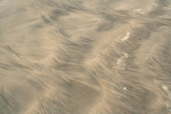诺曼底 圣奥宾尔梅尔 2017年7月 沙滩上的沙子 — 图库照片