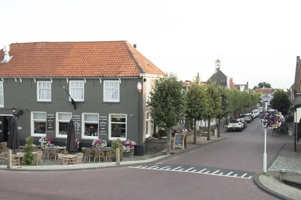 Netherland Zeeland Bruinisse Juli 2018 Terras Restaurant Bruiniss — Stockfoto