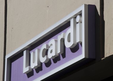 Mağaza, logolu lucardi ile dış
