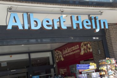 Mağaza, logo albert Heijn ile dış