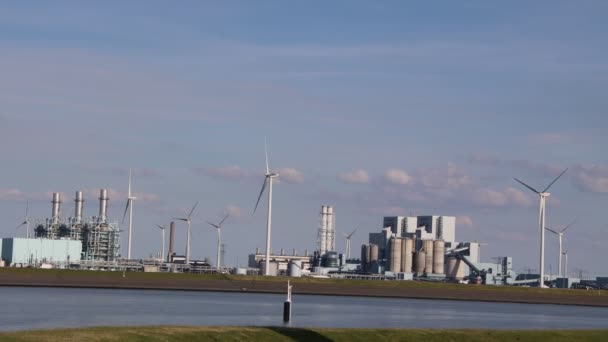 Eemshaven Niederlande August 2020 Lagerterminal Von Vopak — Stockvideo