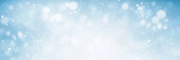 Snowy Winter Sky Background — Stock Photo, Image