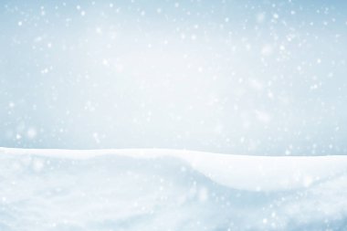 Karlı gökyüzü kış arka plan 