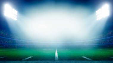 Amerikan futbolu alan şampiyonluk kazanmak kutlama 