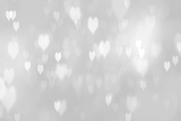 Forma Corazón Bokeh Fondo Día San Valentín —  Fotos de Stock