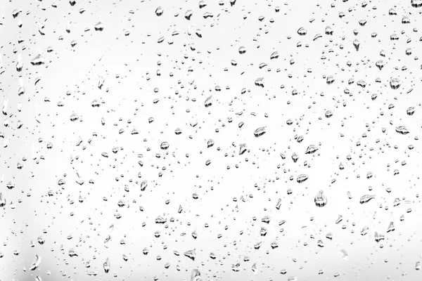 Gotas Agua Sobre Fondo Blanco — Foto de Stock