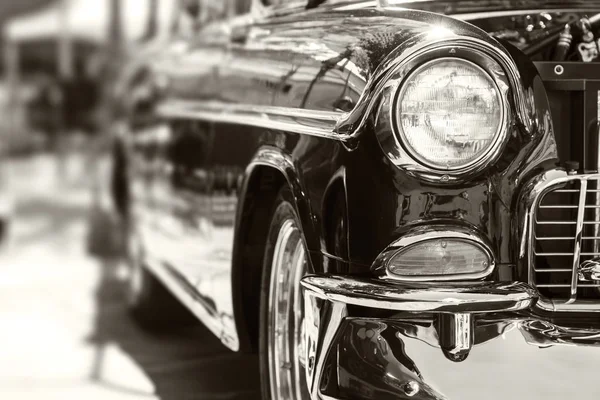 Παλιά Vintage Προβολείς Αυτοκινήτου Κοντινό — Φωτογραφία Αρχείου