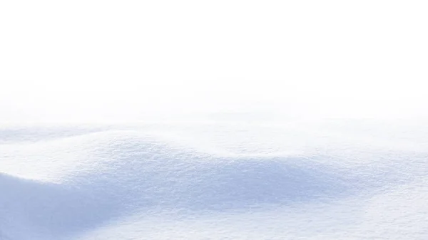 Onde Neige Isolée Sur Fond Blanc — Photo