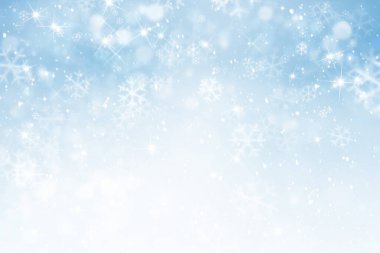 kar taneleri ile soyut kış arka plan