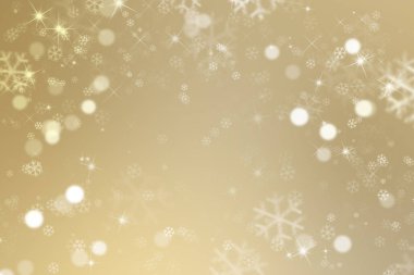Kar taneleriyle soyut noel arkaplanı