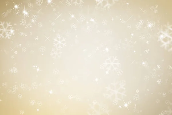 Fondo Navidad Abstracto Con Copos Nieve — Foto de Stock