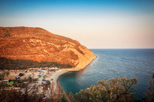 Spiaggia del Mar Nero vicino a Durso, Russia . — Foto Stock