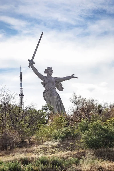 Patria madre Volgograd — Foto Stock