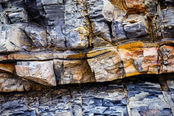 Fragmento de rocha sedimentar — Fotografia de Stock